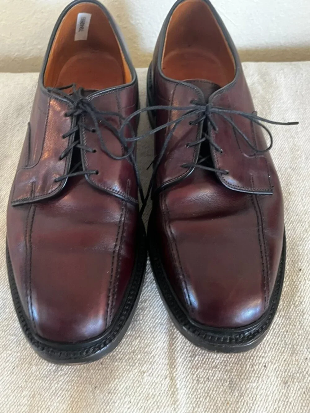 Allen Edmonds Men's Brown Hillcrest Leather Dress Office Shoes Sz 9.5